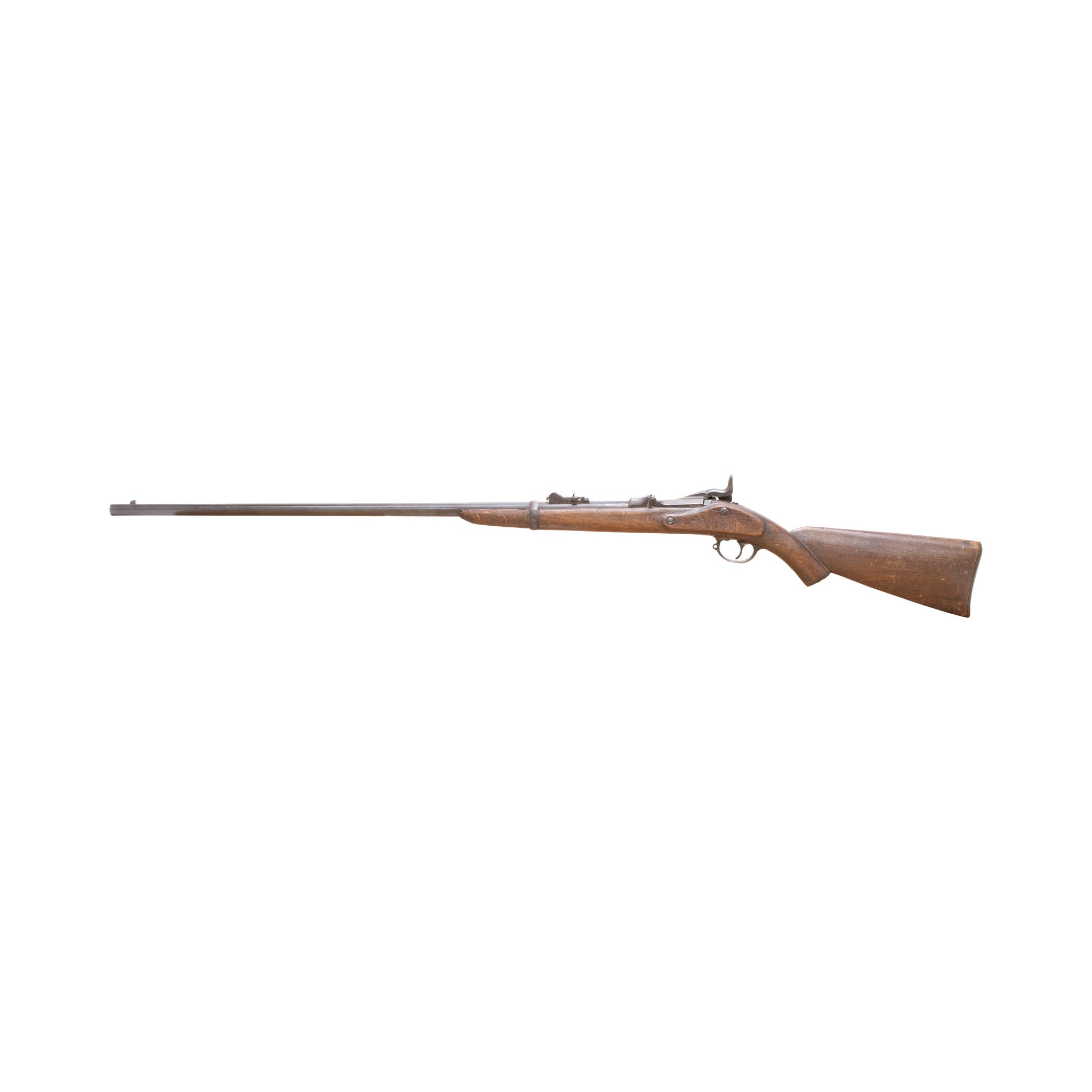 Sporterized Springfield Model 1873 Trapdoor Rifle