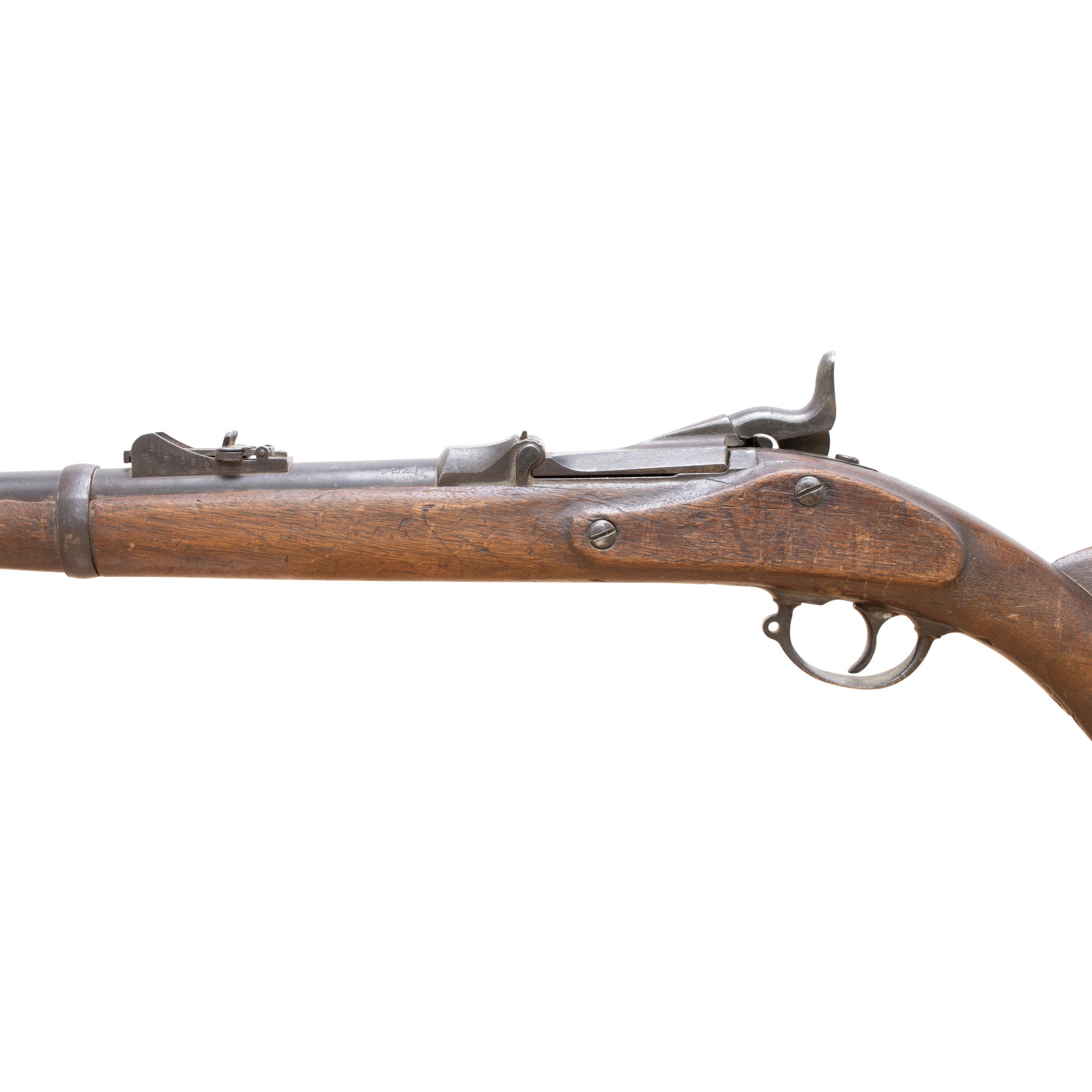 Sporterized Springfield Model 1873 Trapdoor Rifle