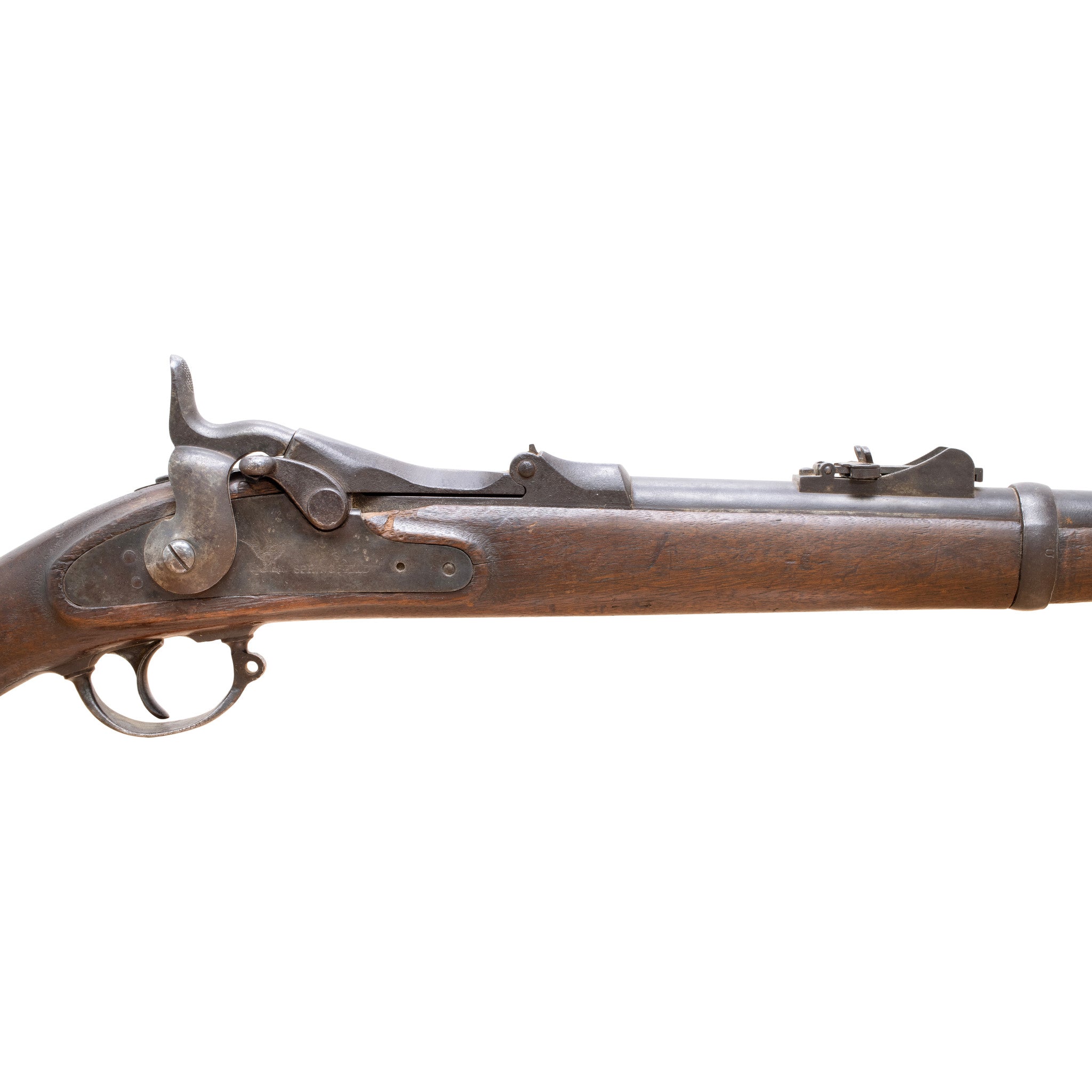 Sporterized Springfield Model 1873 Trapdoor Rifle