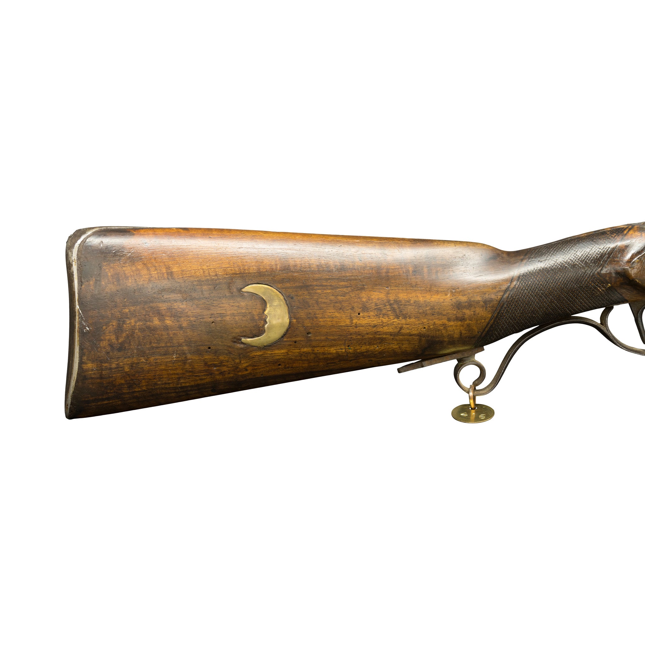 Antique Half Stock Percussion Rifle