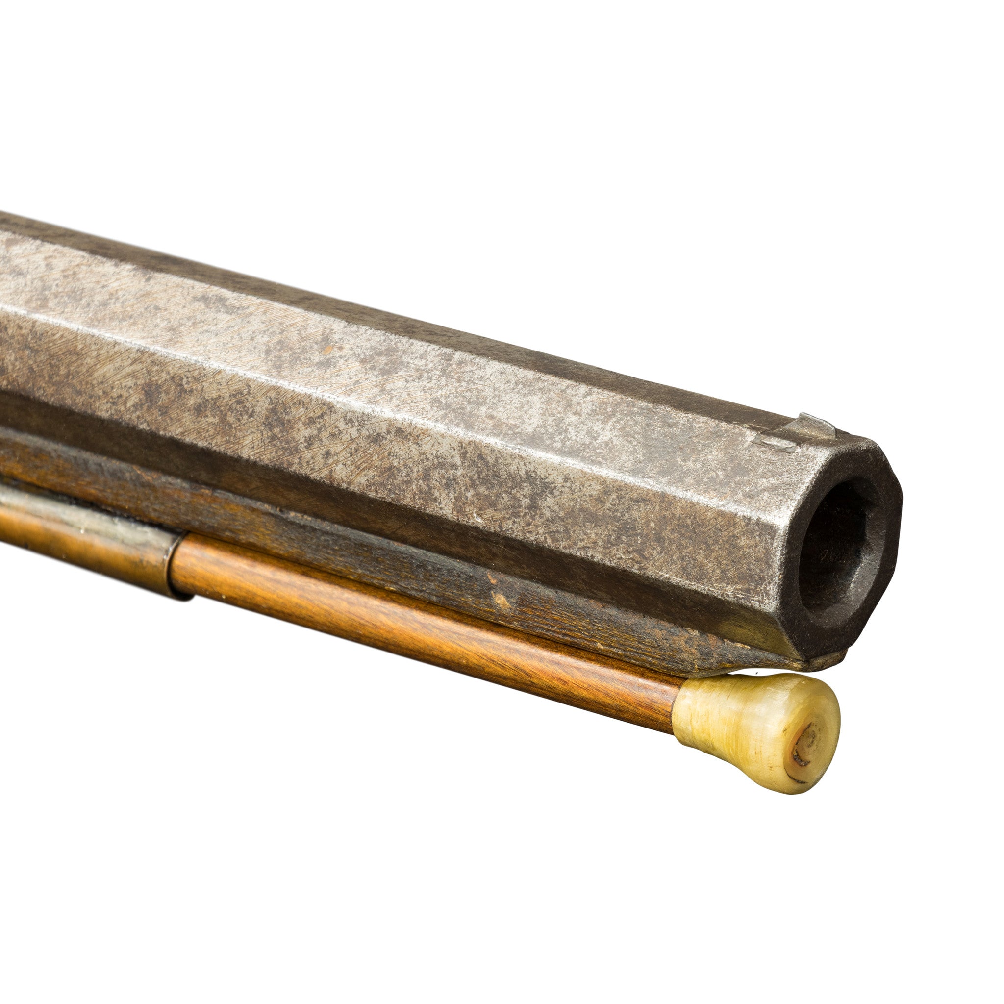 Antique Half Stock Percussion Rifle