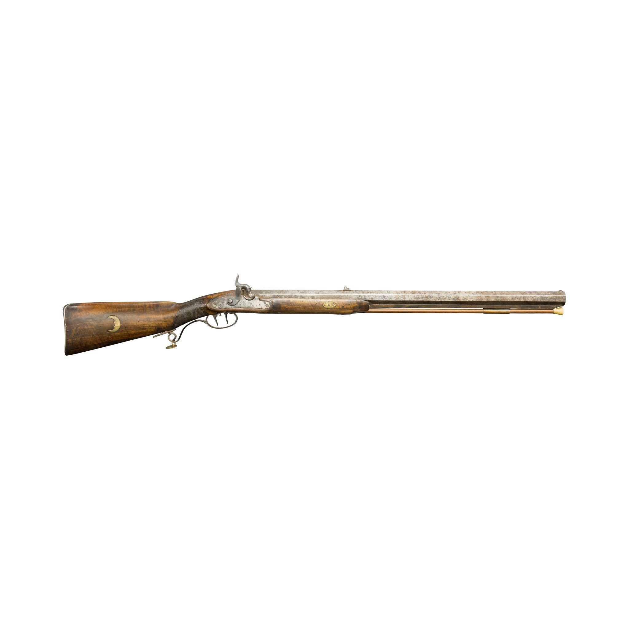 Antique Half Stock Percussion Rifle