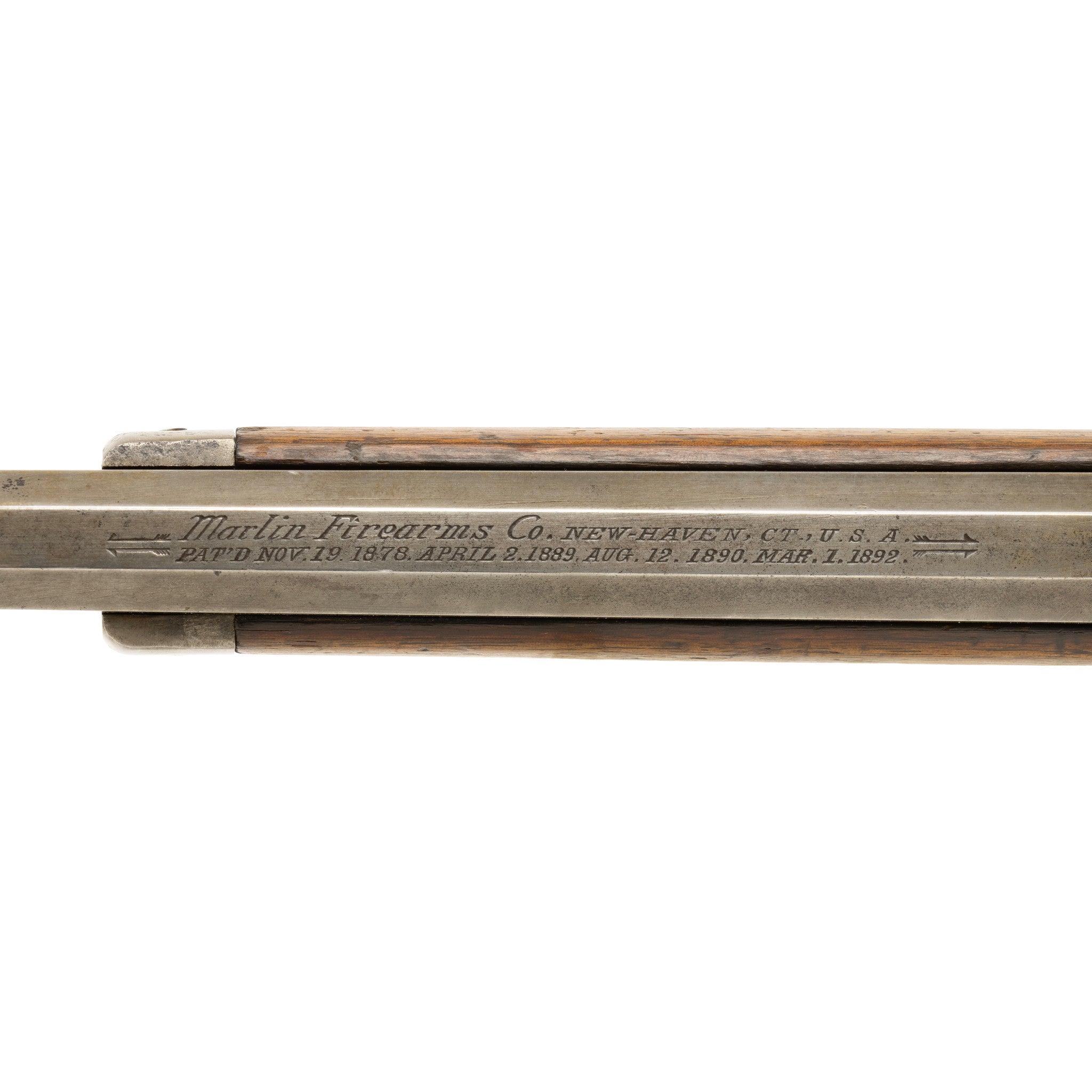 Antique Marlin 1892 Lever Action Rifle