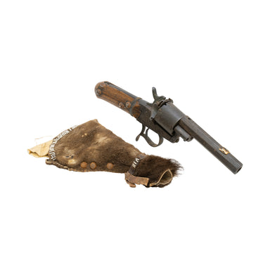 Vintage Pinfire Revolver, Firearms, Handgun, Revolver