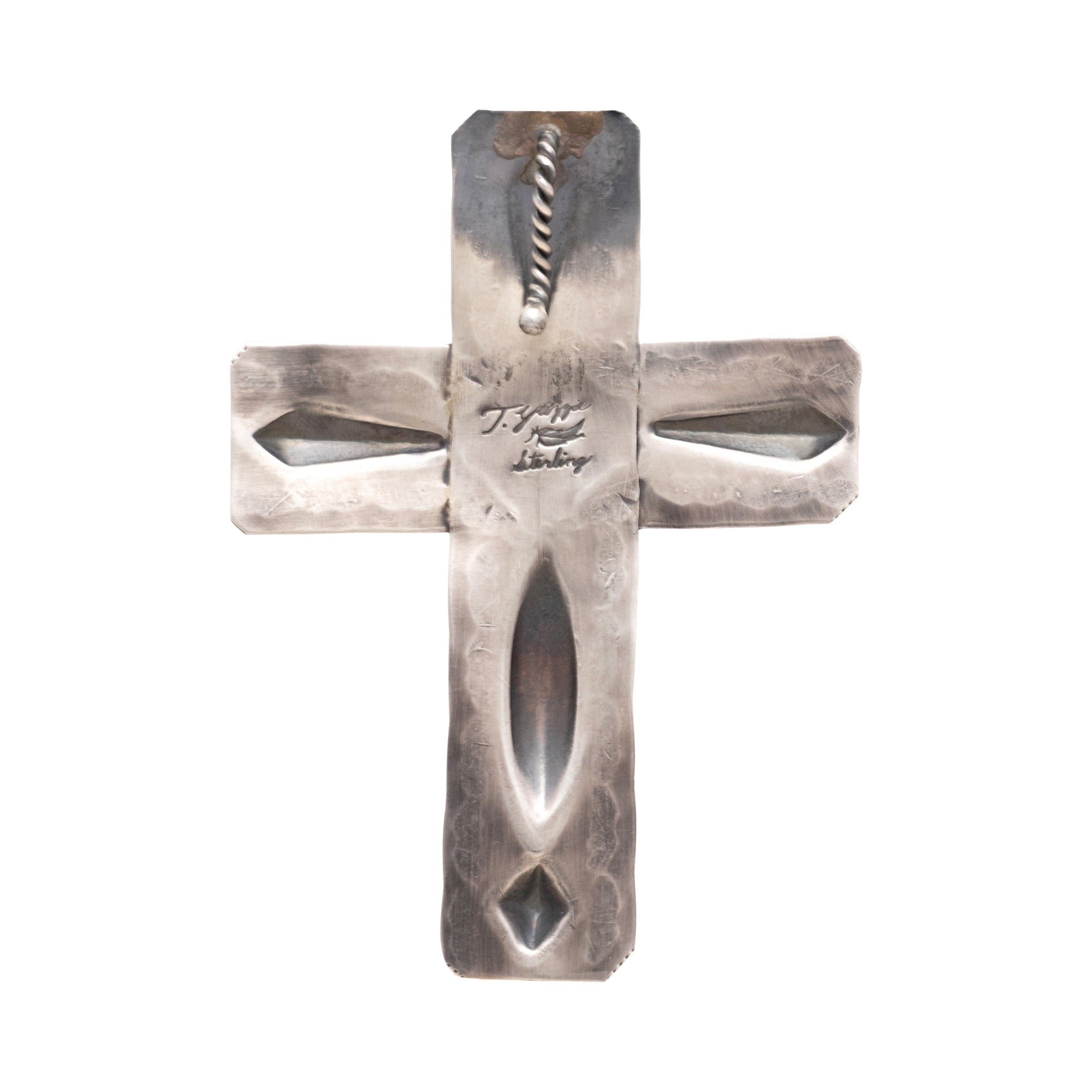 Navajo Turquoise Cross Pendant