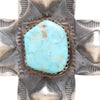 Navajo Turquoise and Sterling Cross Pendant