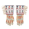 Sioux Beaded Gauntlets, Native, Garment, Gauntlets