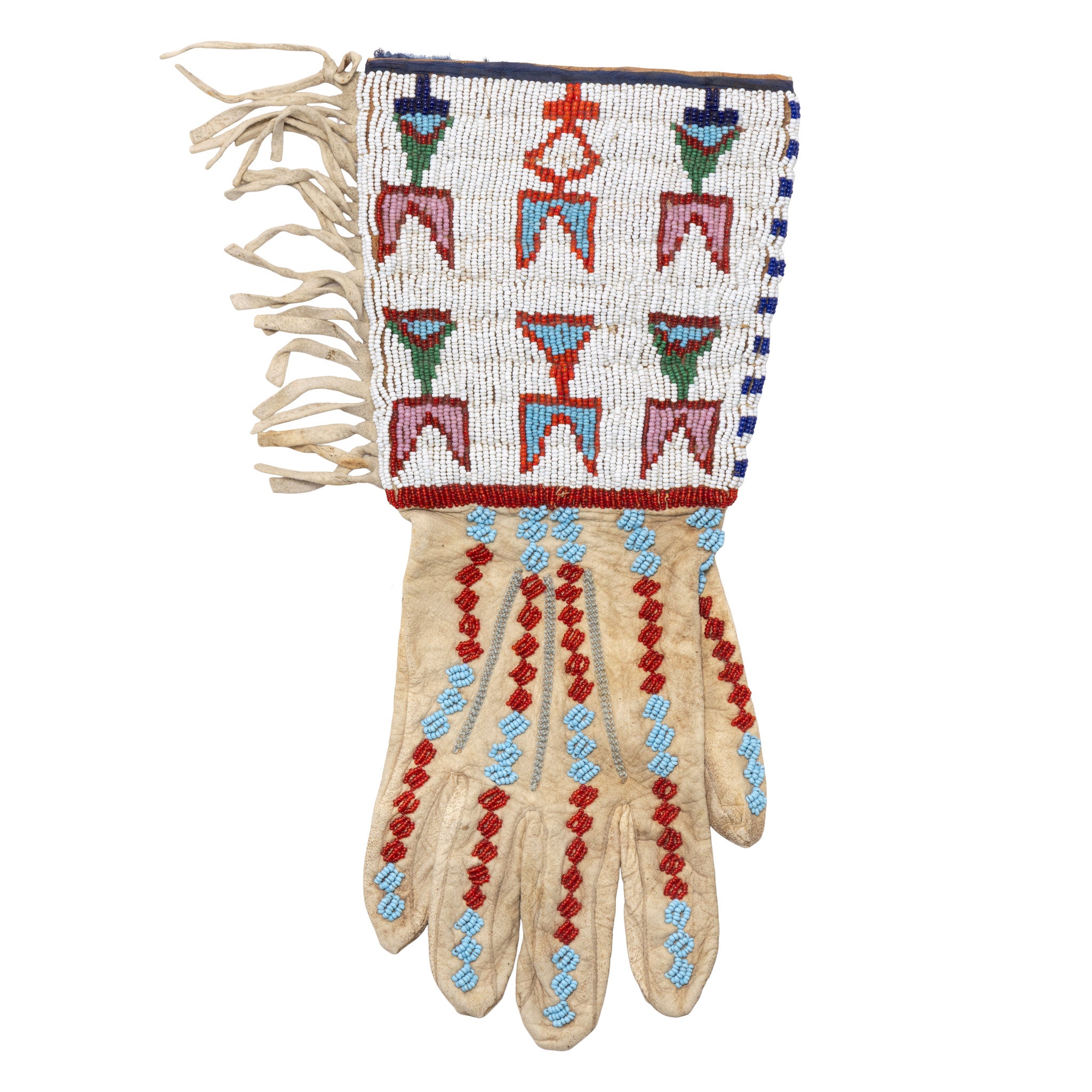 Sioux Beaded Gauntlets