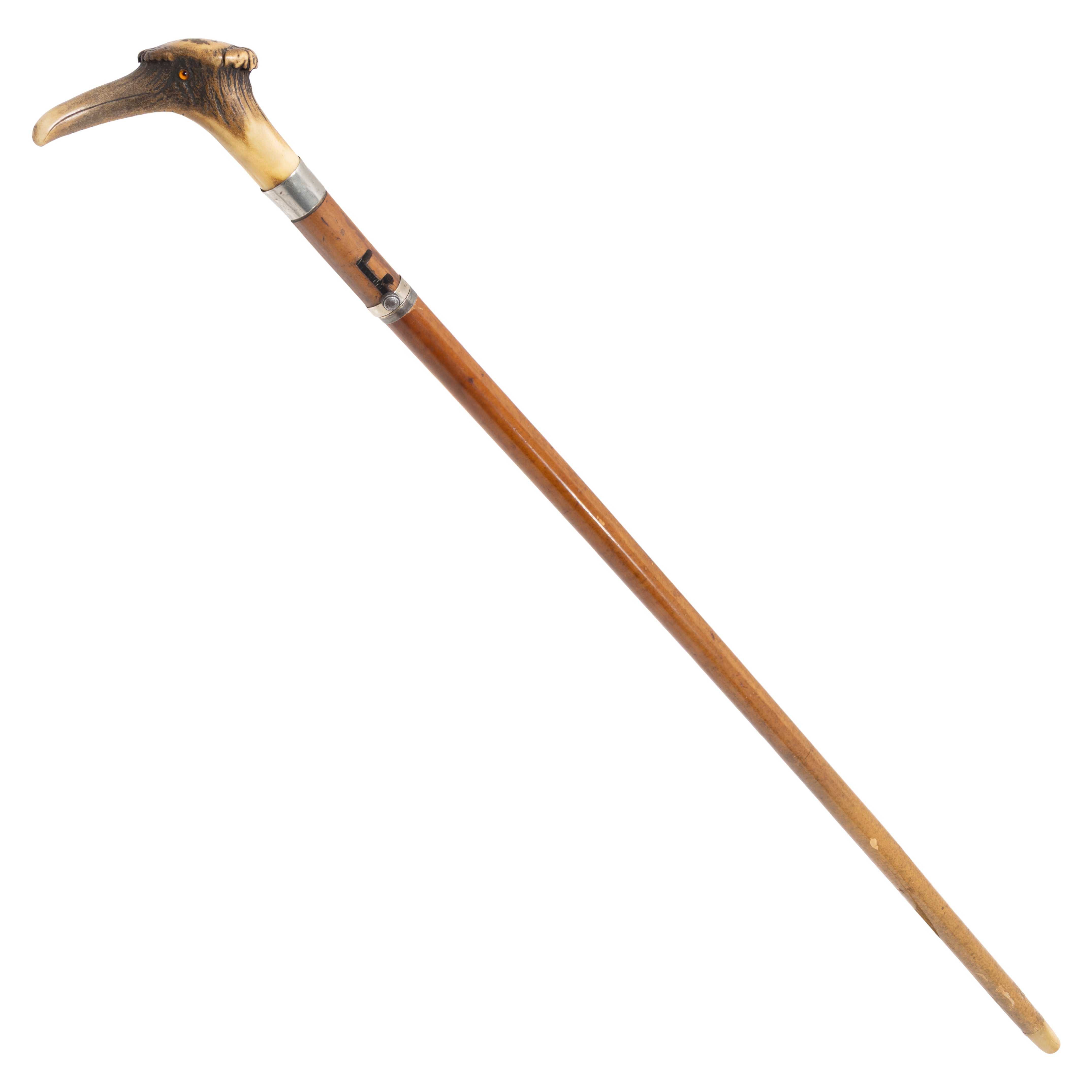 Brevett Percussion Pistol Cane