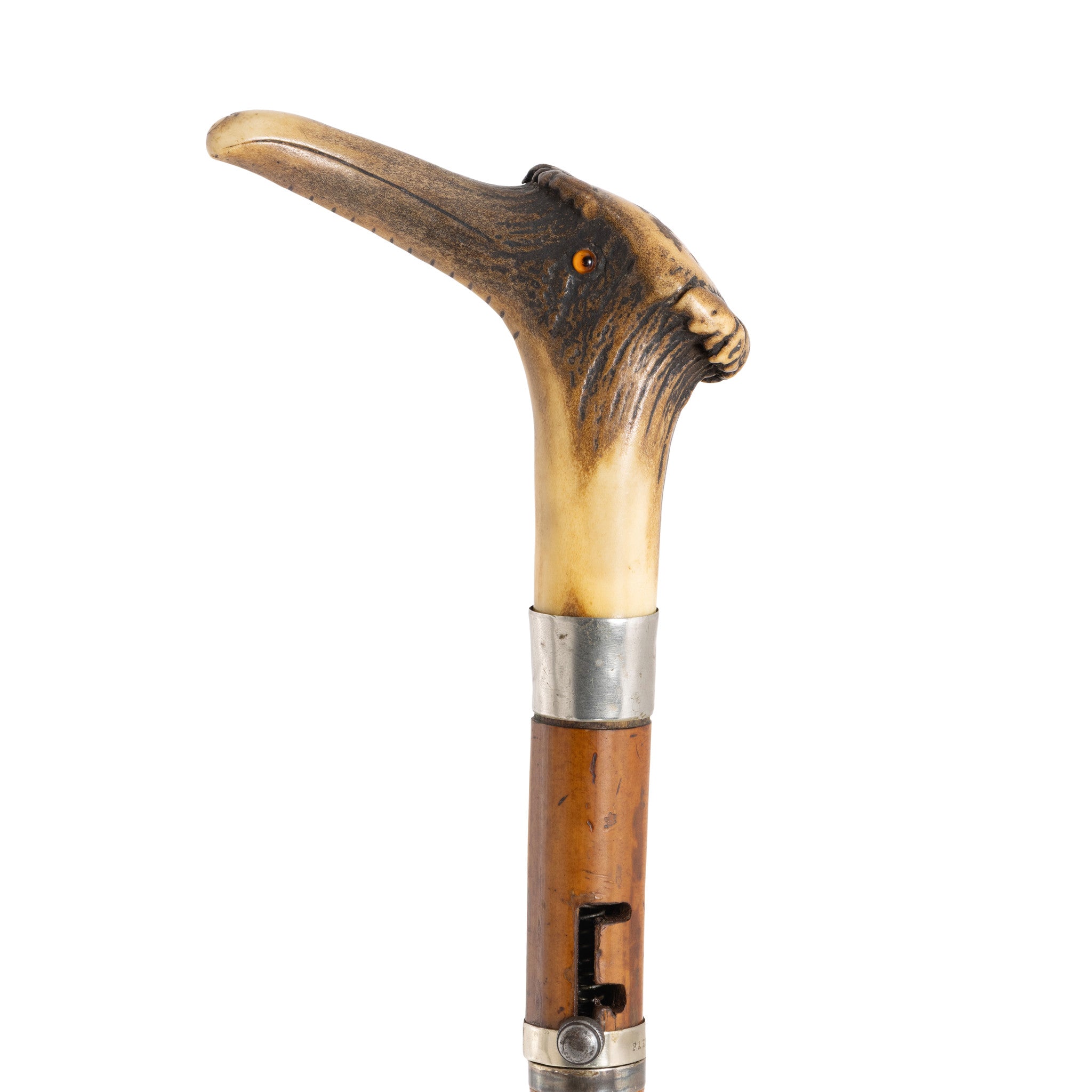 Brevett Percussion Pistol Cane