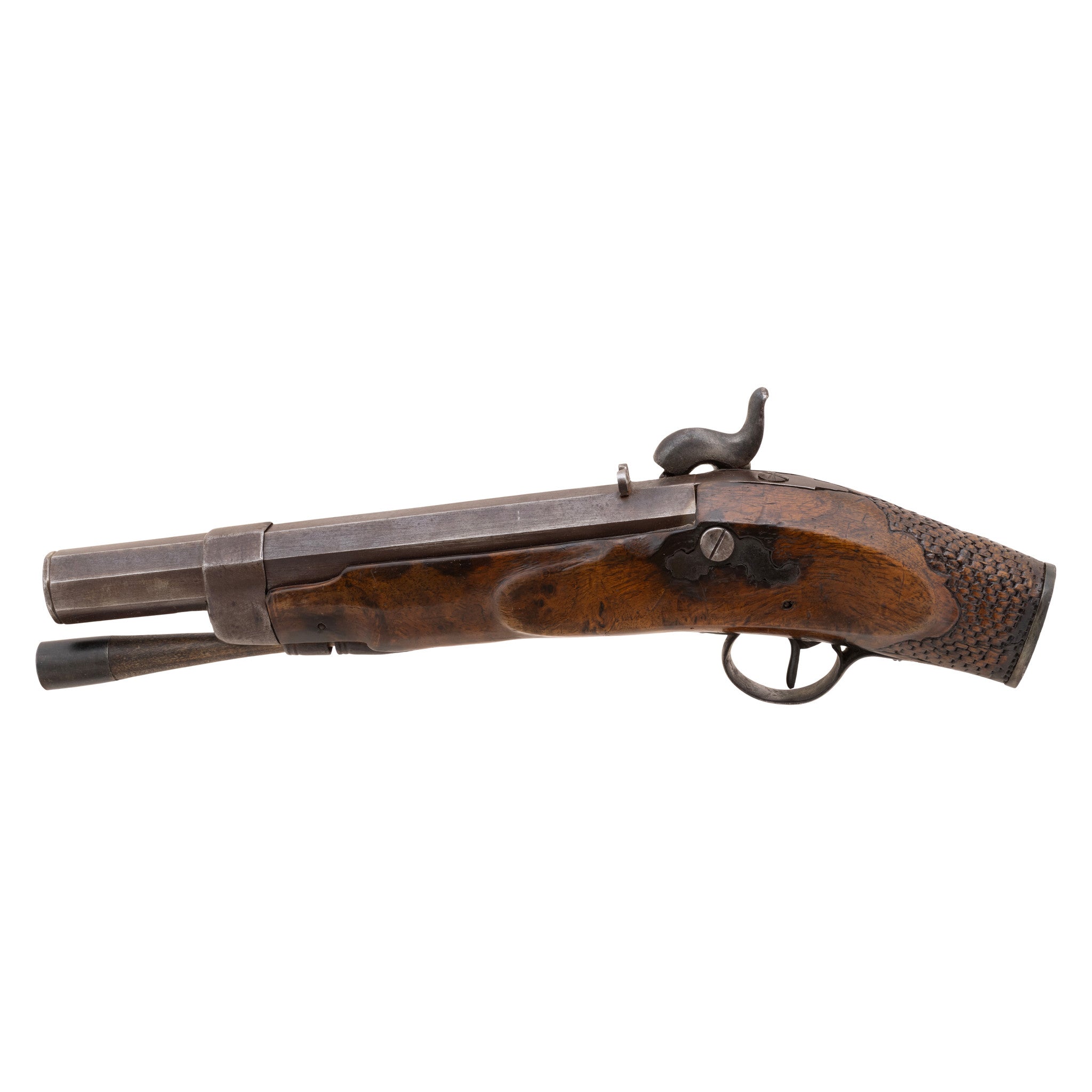 Cased European Percussion Gun Cane