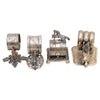 Four Victorian Silverplate Horse Napkin Rings
