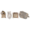 Four Victorian Silverplate Horse Napkin Rings