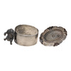 Two Victorian Silverplate Bear Napkin Rings