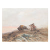 "Buffalo Hunter" by A.D.M. Cooper, Fine Art, Painting, Native American