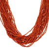 Southwest Red Beaded Necklace