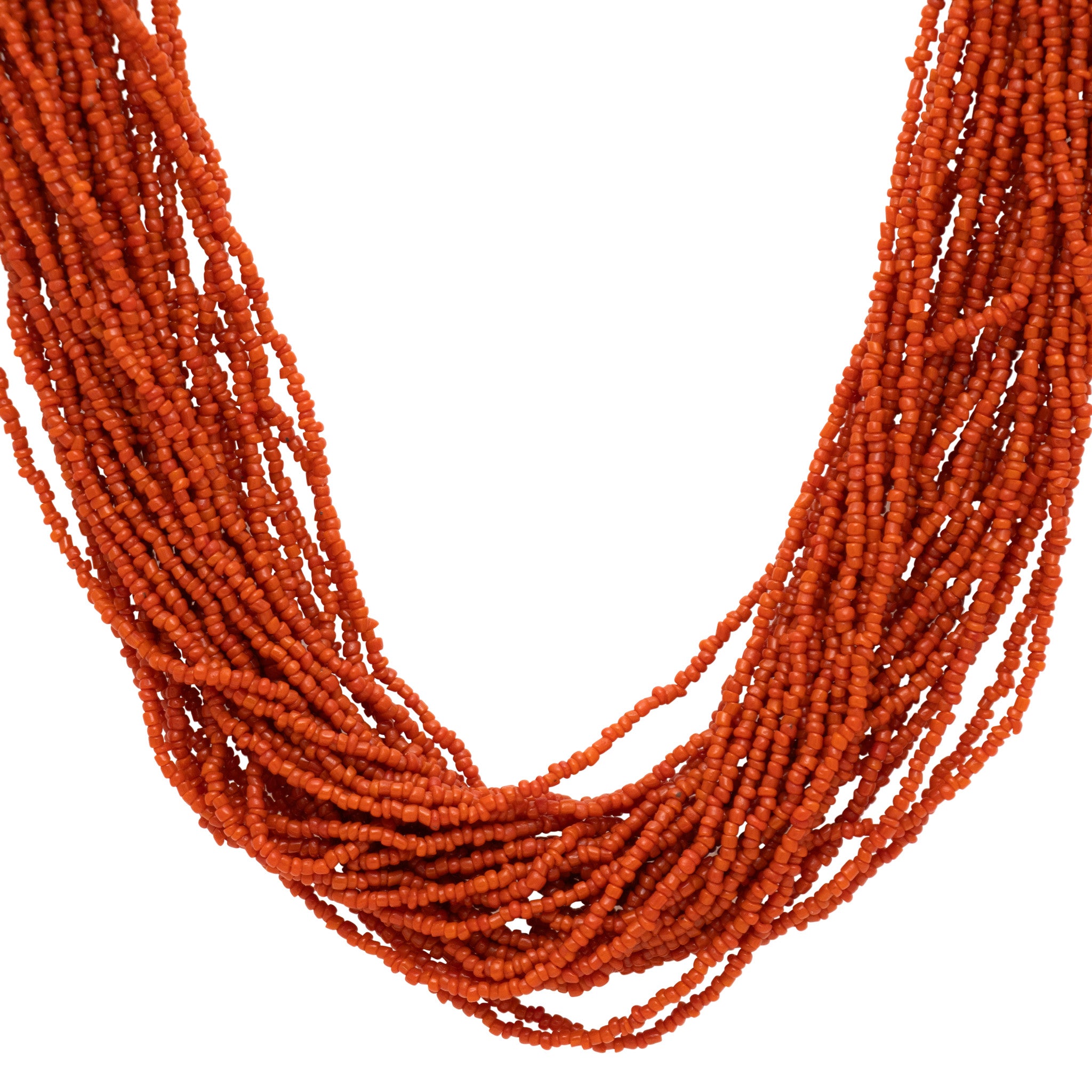 Southwest Red Beaded Necklace