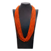 Southwest Red Beaded Necklace