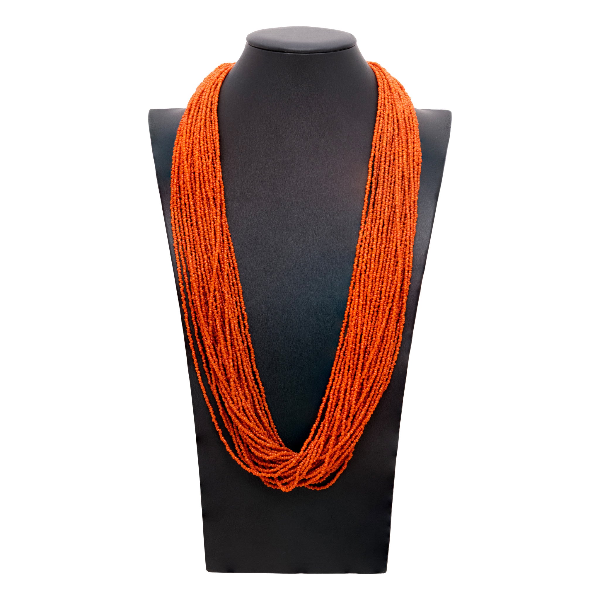 Southwest Red Beaded Necklace