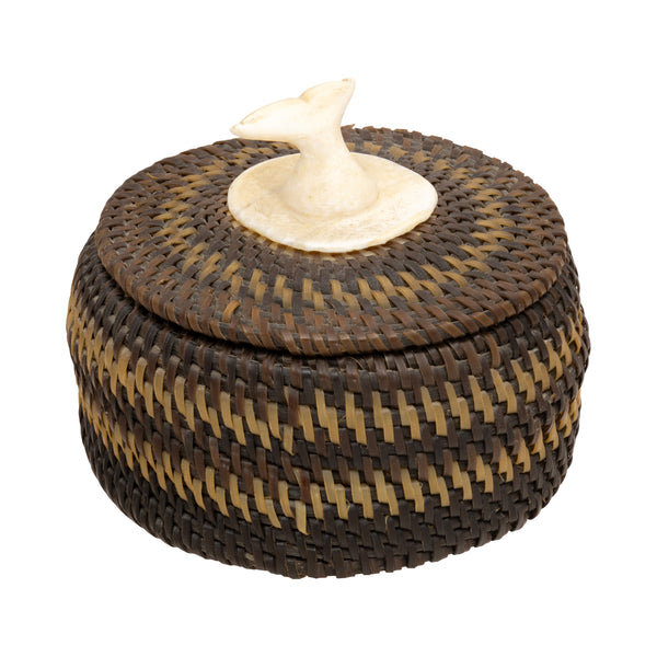 Baleen Basket, Native, Basketry, Vertical