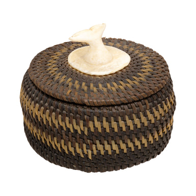 Baleen Basket, Native, Basketry, Vertical