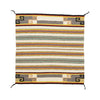 Navajo Crystal Single Saddle, Native, Weaving, Single Saddle Blanket