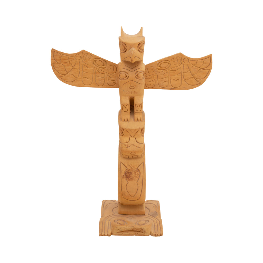 Nisga'a (Nishga) Model Totem by Wilf Stevenson — Cisco's Gallery