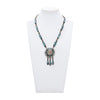 Mexican Sterling and Turquoise Necklace and Earring Set