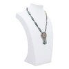 Mexican Sterling and Turquoise Necklace and Earring Set