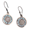 Mexican Sterling and Turquoise Necklace and Earring Set