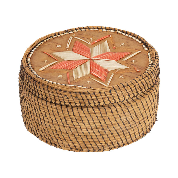 Ojibwe/Algonquin Birch Bark Baskets, Native, Birch Bark, Container