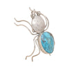 Southwest Turquoise Spider Pendulum