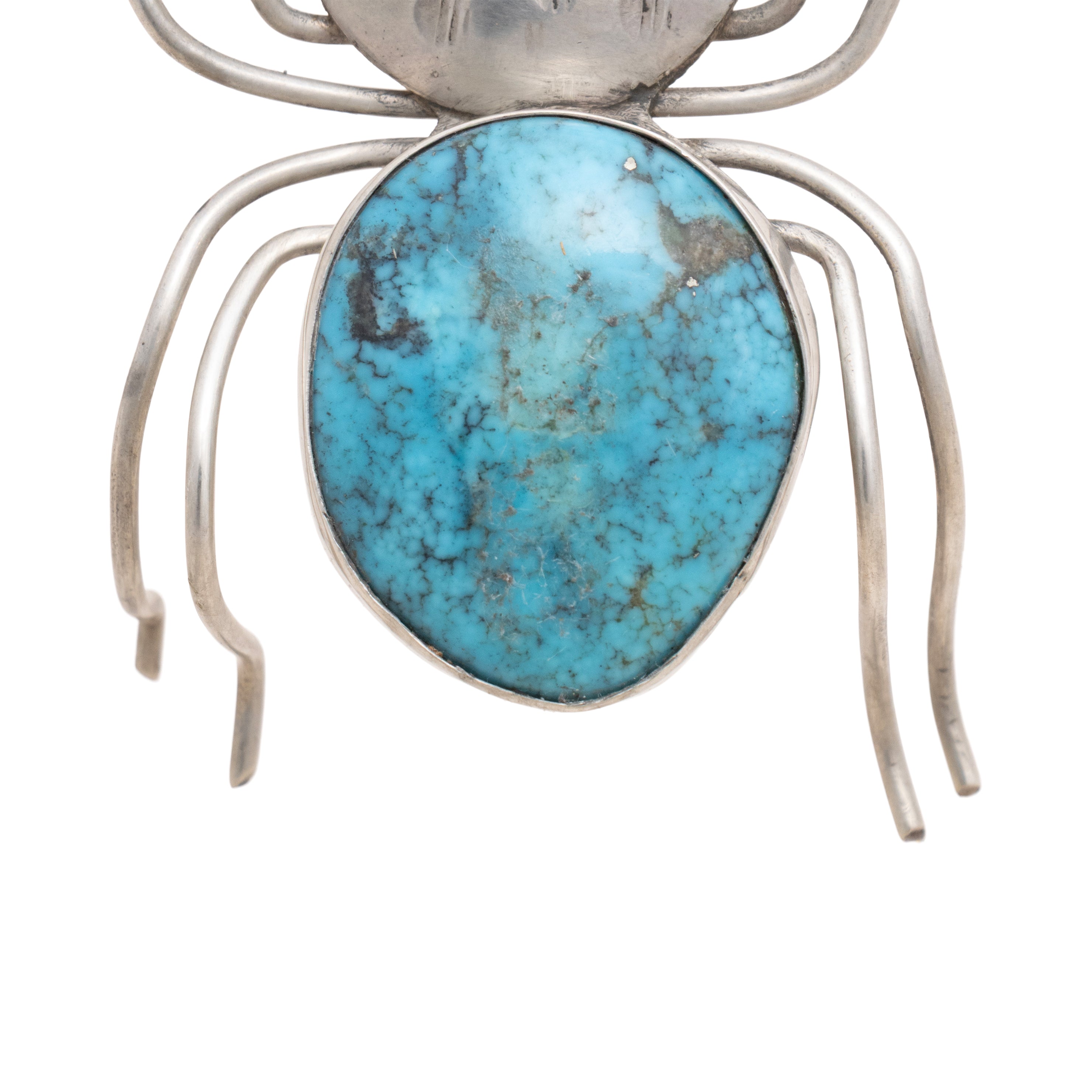 Southwest Turquoise Spider Pendulum