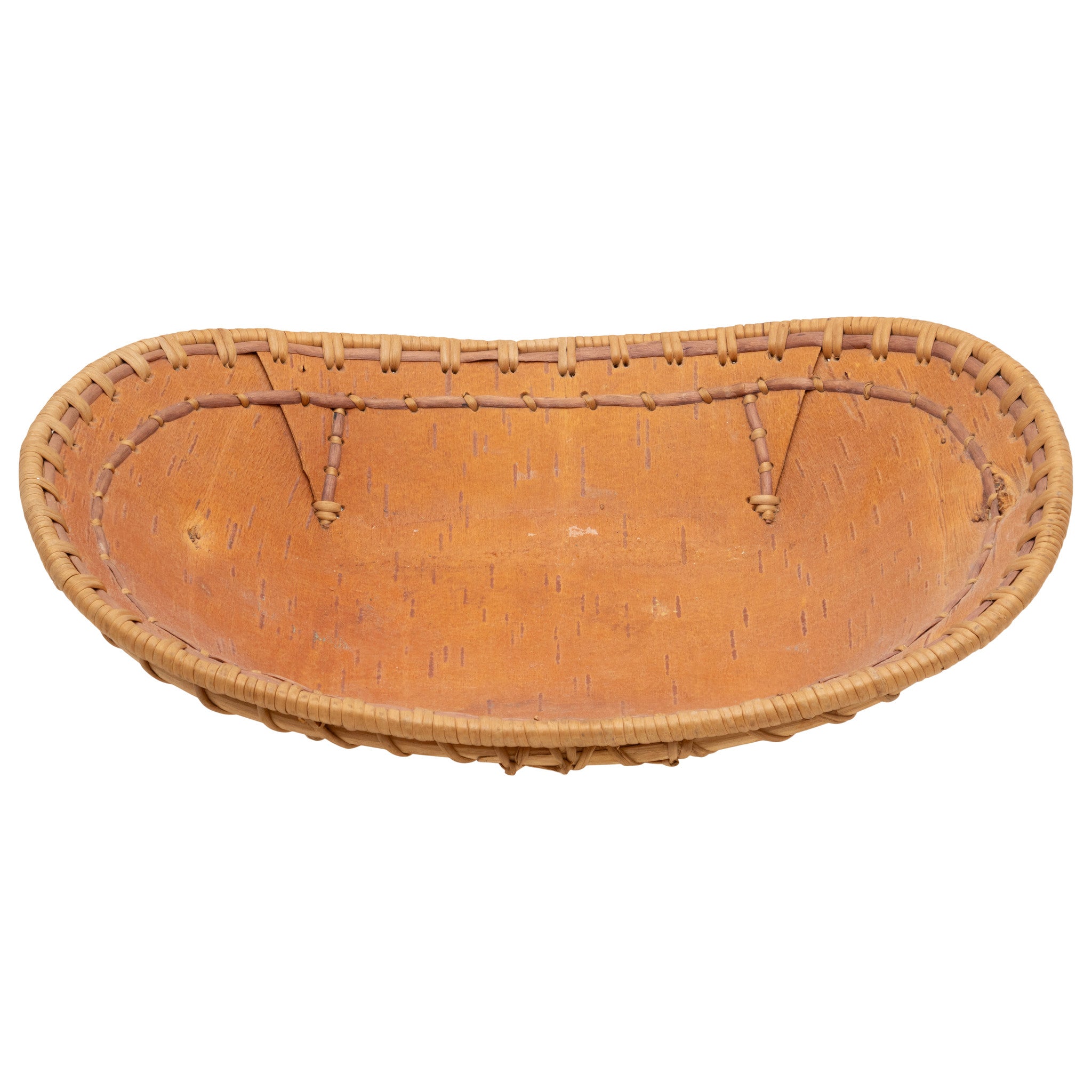 Athabaskan Winnow Basket, Native, Basketry, Vertical