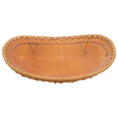 Athabaskan Winnow Basket, Native, Basketry, Vertical