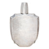 Silver Hammered Shield Flask
