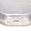 Silver Hammered Shield Flask