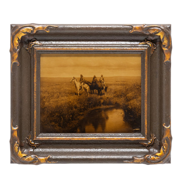 "Three Chiefs" Gold Tone by Edward Sheriff Curtis Goldtone, Fine Art, Photography, Limited