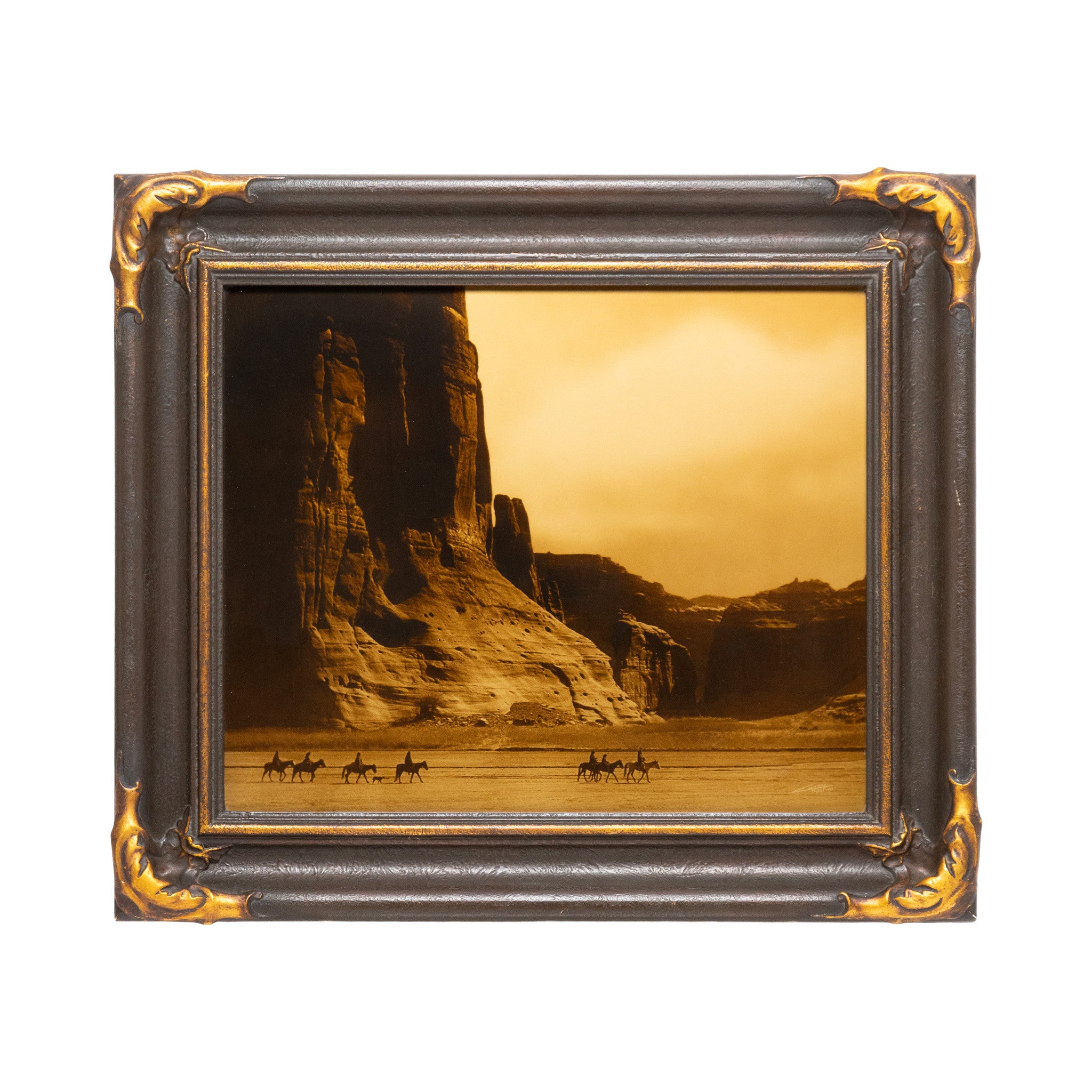 "Canyon de Chelly" by Edward Sheriff Curtis Goldtone, Fine Art, Photography, Limited
