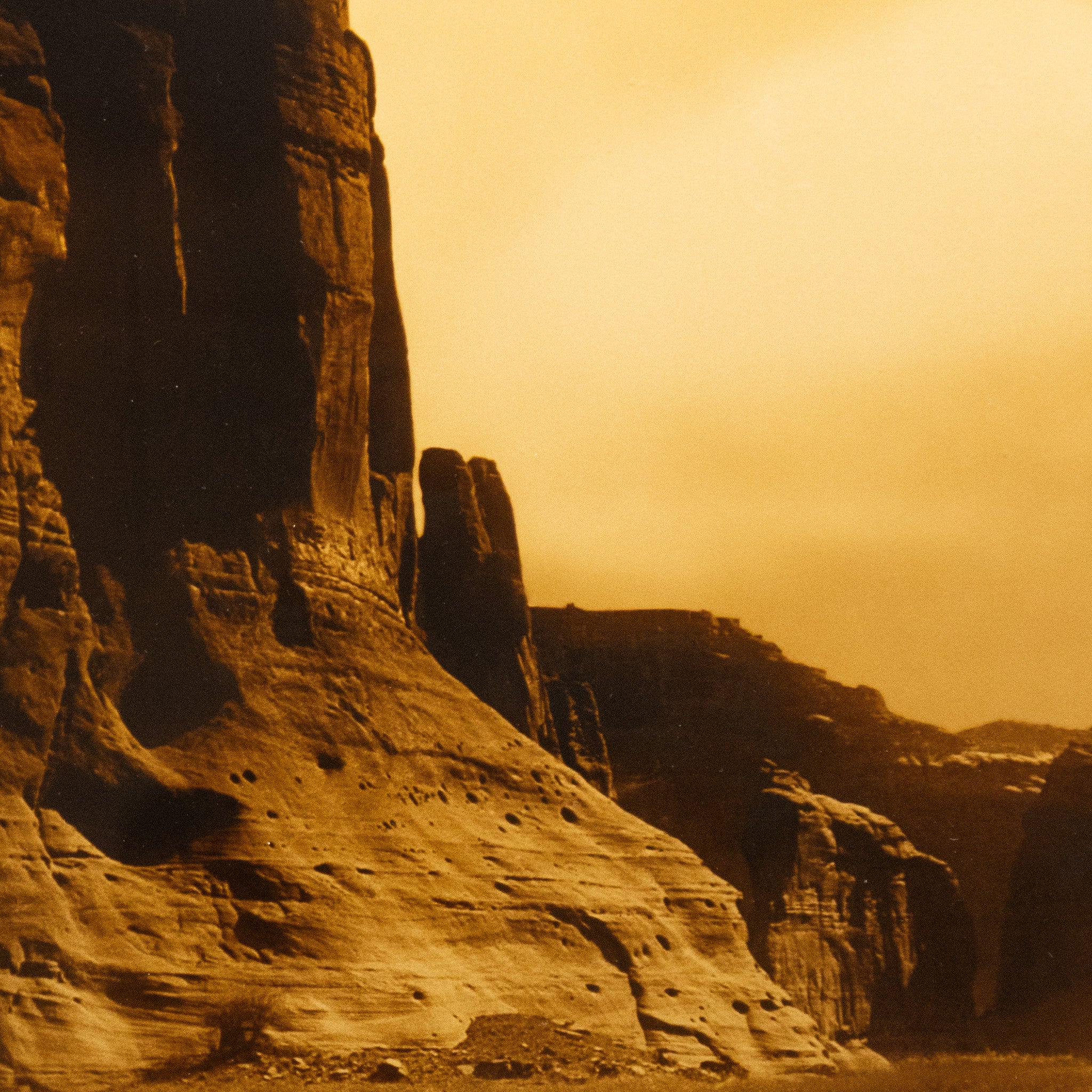 "Canyon de Chelly" by Edward Sheriff Curtis Goldtone