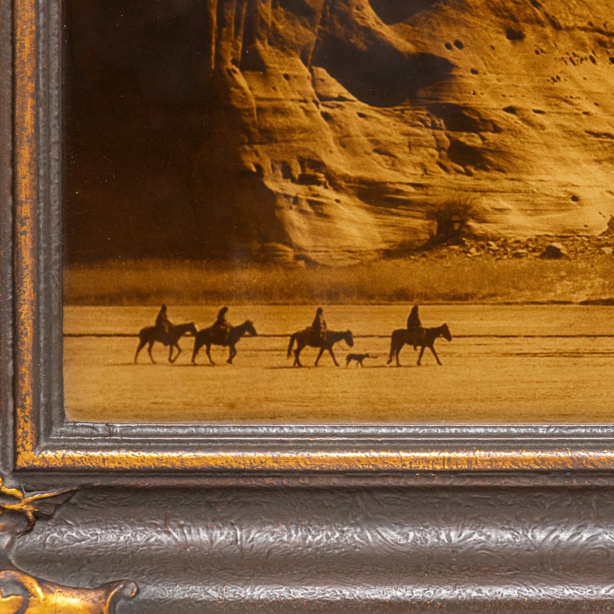 "Canyon de Chelly" by Edward Sheriff Curtis Goldtone