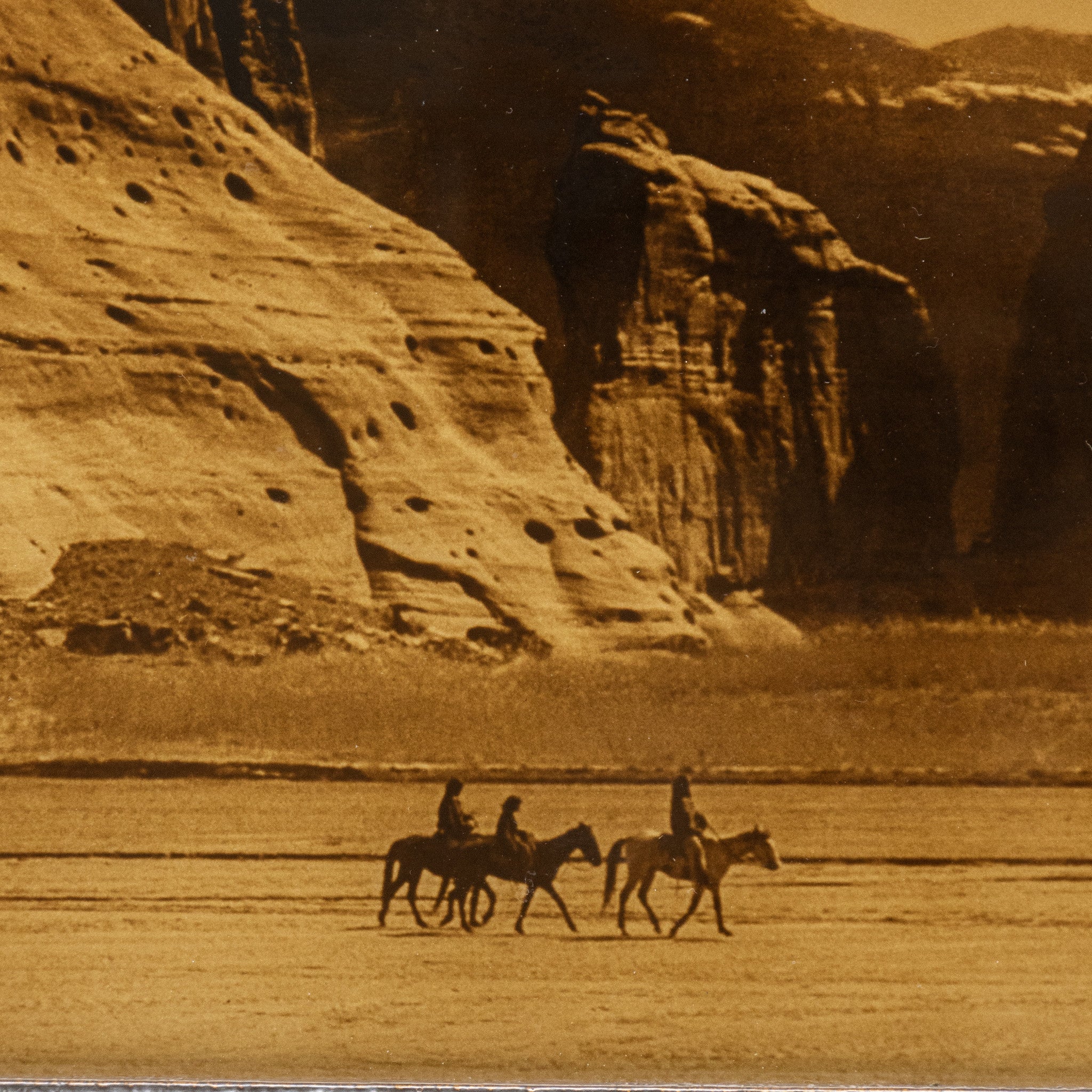 "Canyon de Chelly" by Edward Sheriff Curtis Goldtone