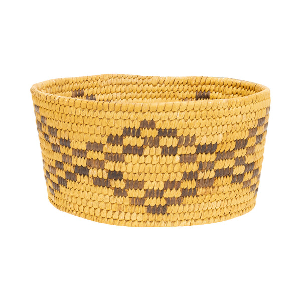 Papago Basket, Native, Basketry, Vertical