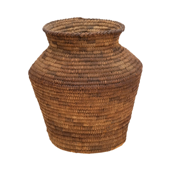 Pima Olla, Native, Basketry, Vertical