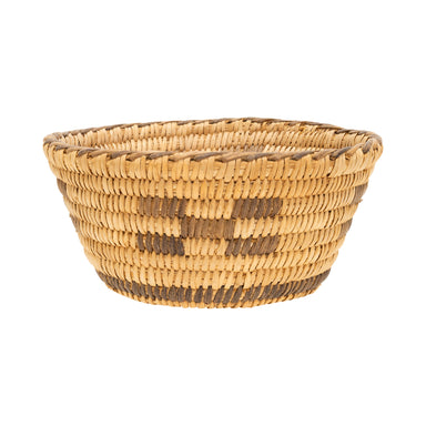 Papago Basket, Native, Basketry, Vertical