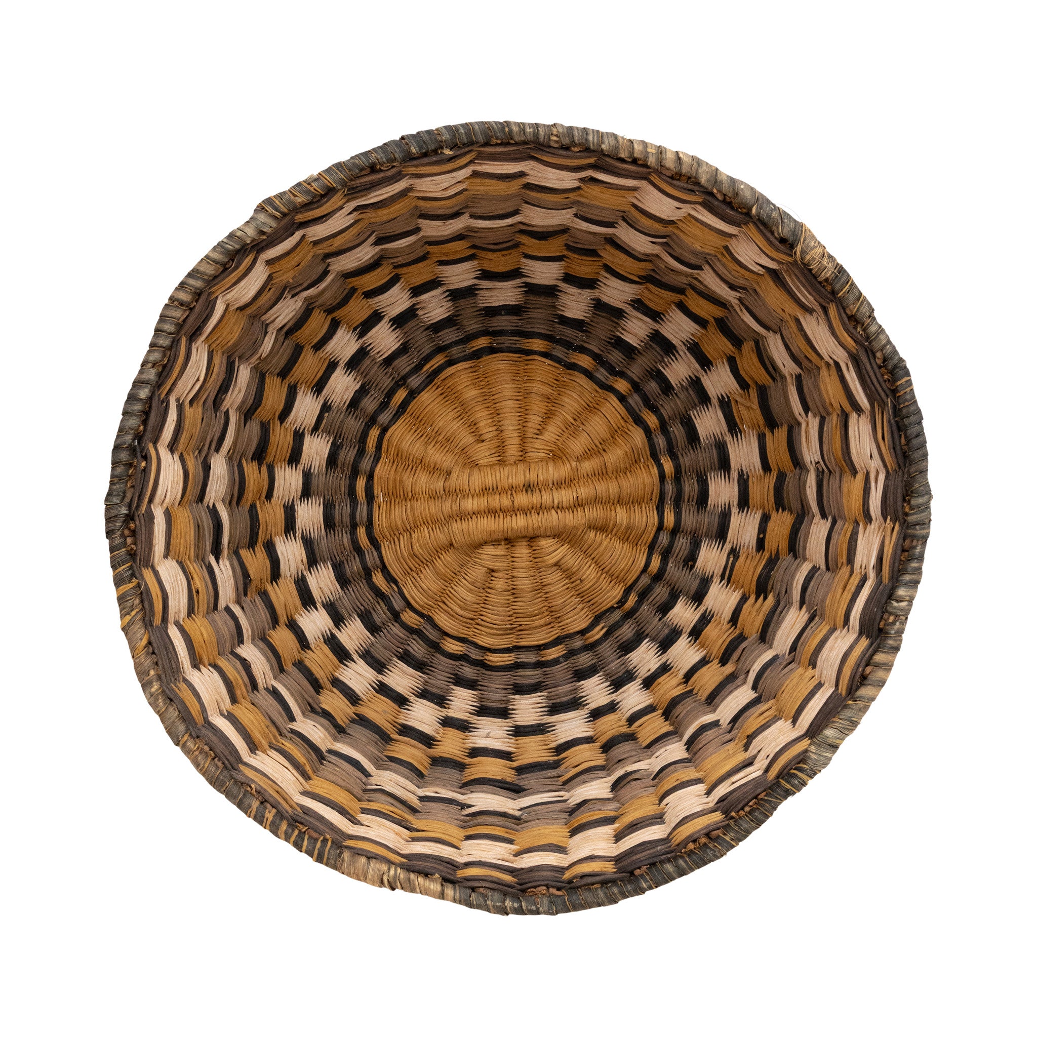 Hopi Wicker Peach Basket