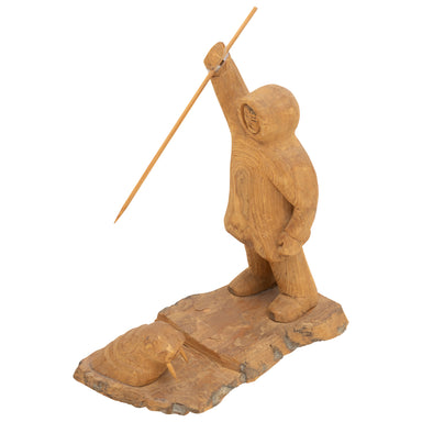 Eskimo Seal Hunter, Native, Carving, Other