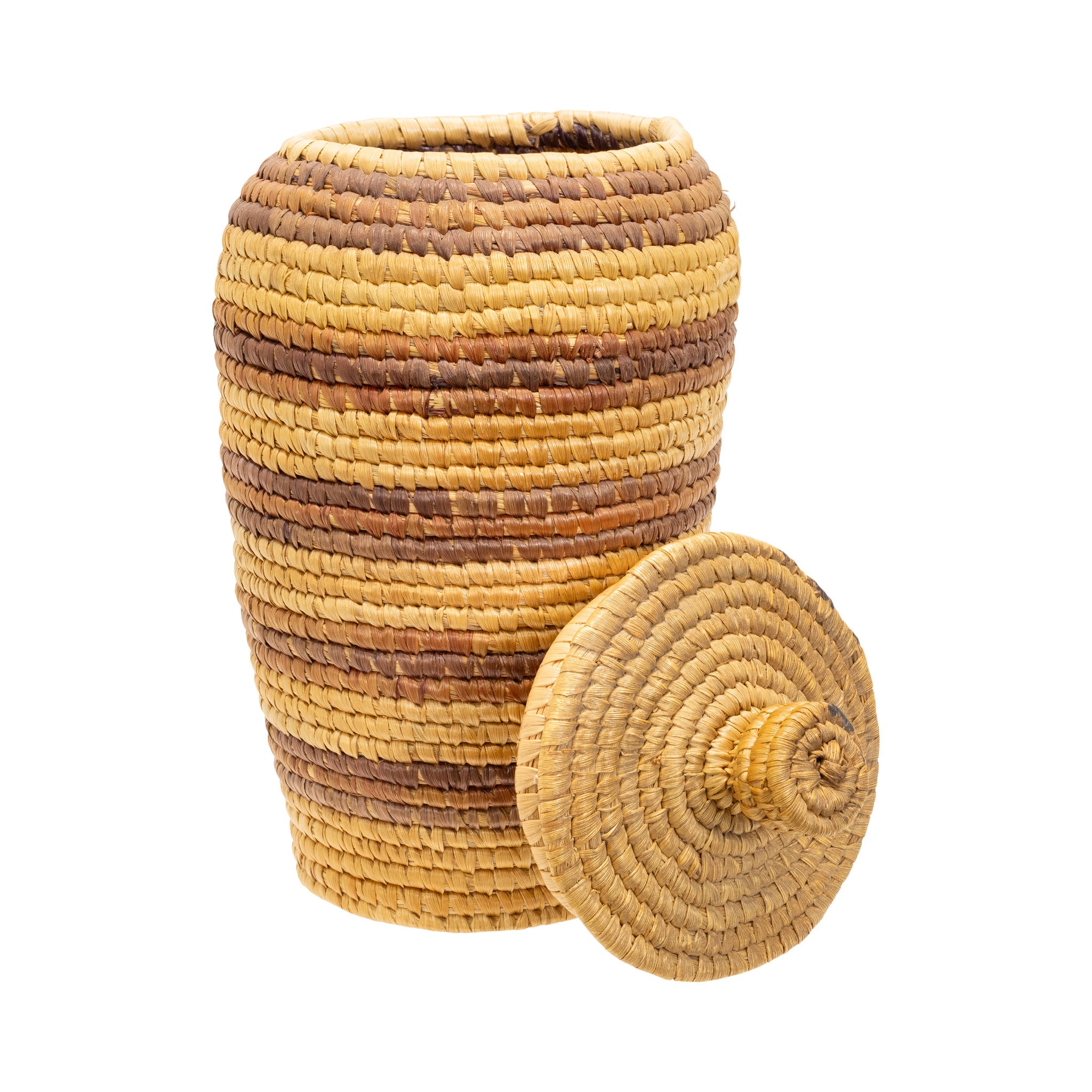 Alaska Eskimo Lidded Jar