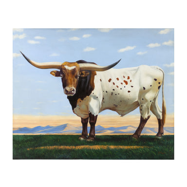 Longhorn by E. Tapia, Fine Art, Painting, Wildlife