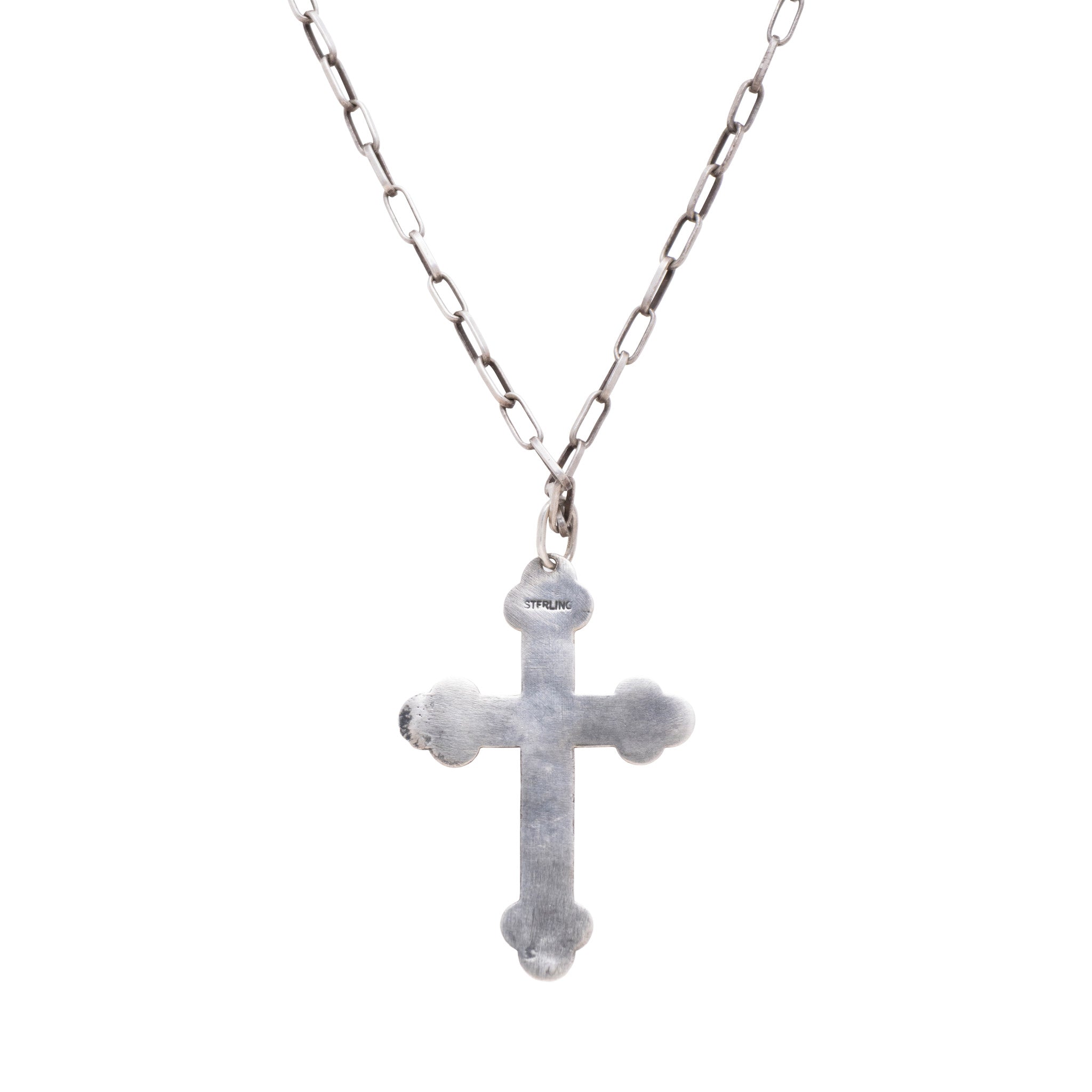 Navajo Turquoise Cross Necklace